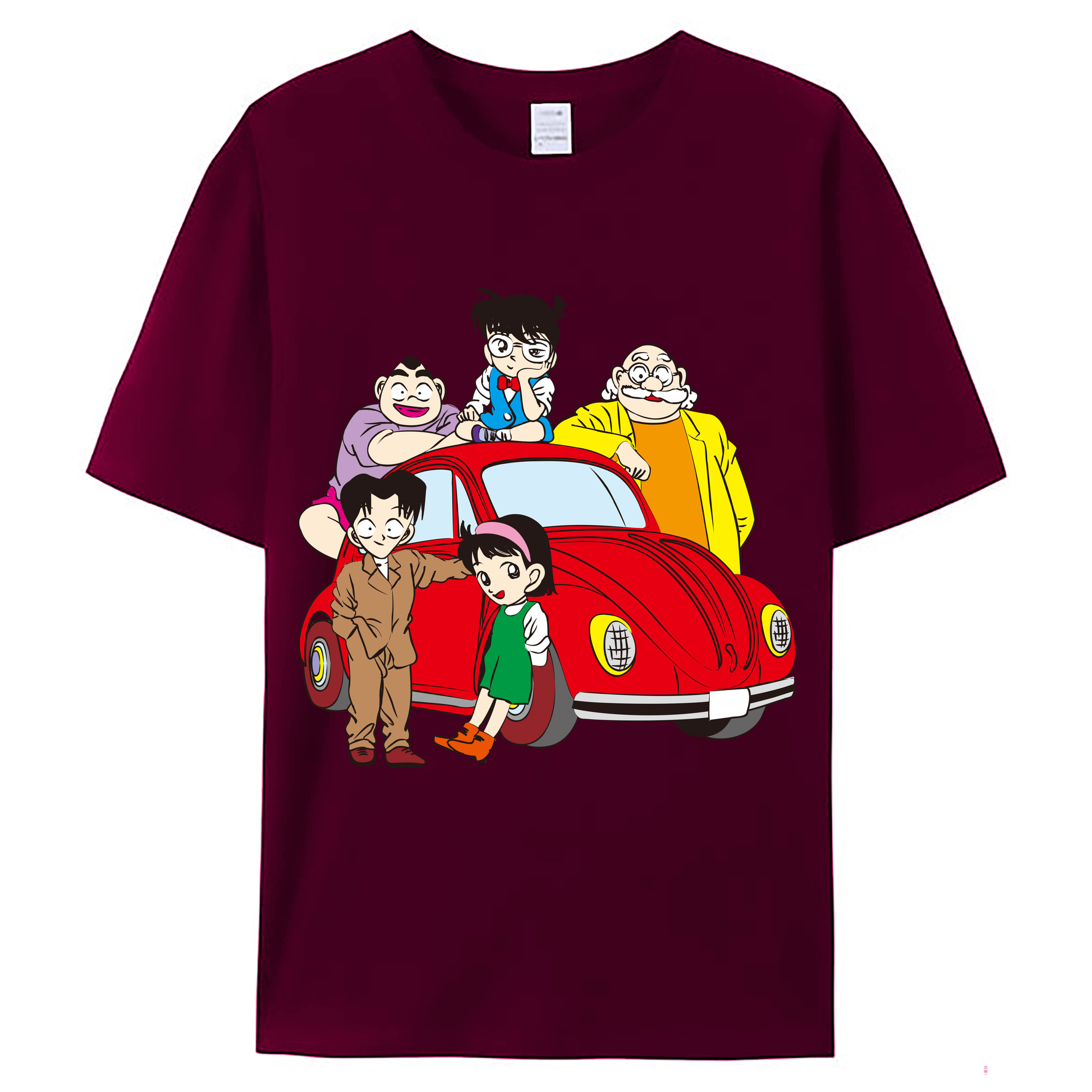 （画像用） 名探偵コナン Detective Conan レディースカジュアルプリントTシャツ（綿100％）